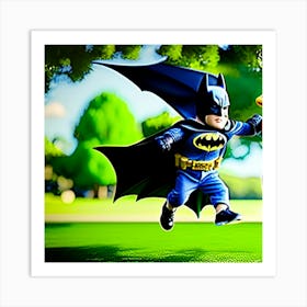 lil Batman dude Art Print