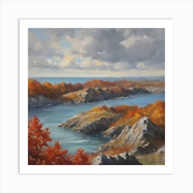 Autumn On The Coast Art Print