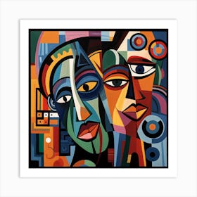 Two Faces 4 Art Print
