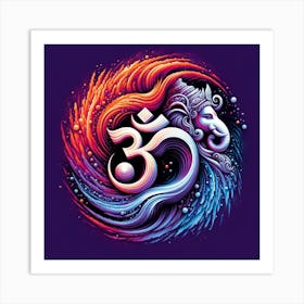 "Divine Spiral: Ganesha's Cosmic Dance" presents a mesmerizing blend of color and spirituality, portraying Lord Ganesha, the remover of obstacles, entwined within the sacred Om symbol. This artwork symbolizes the flow of life, spiritual awakening, and the continuous cosmic dance of existence. Perfect for seekers of enlightenment and lovers of deeply symbolic art, this piece invites wisdom and harmony into any space. Owning "Divine Spiral: Ganesha's Cosmic Dance" promises to be not just an aesthetic choice, but a journey into the essence of tranquility and introspection. Art Print