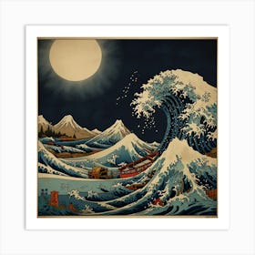 Great Wave Off Kanagawa 2 Art Print