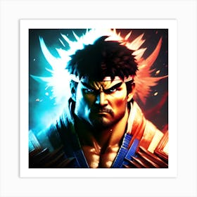 Street Fighter 1 Art Print