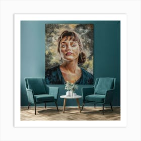 Portrait Of A Woman Art Print