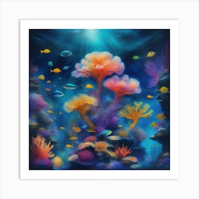 Coral Reef Art Print