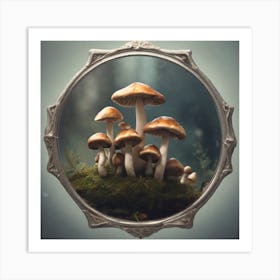 Mushroom Forest 9 Art Print