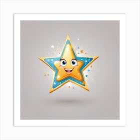 Happy Star Art Print