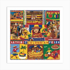 Let'S Go To Colombia Art Print