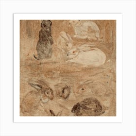 Rabbits 1 6 1 Art Print