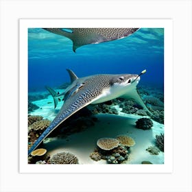 Manta Ray 2 Art Print