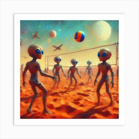 Martian May Day Art Print