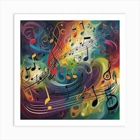 Music Notes 21 Art Print