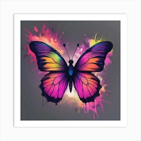 Colorful Butterfly 144 Art Print