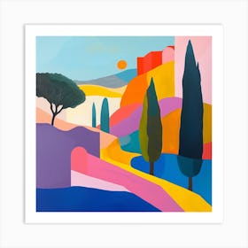 Abstract Park Collection Villa Ada Rome 1 Art Print