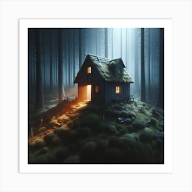 House In The Woods 1 Art Print