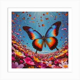 Field of Butterflies Art Print