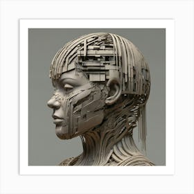 Cyborg Art Print