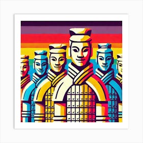 Terracotta Army 3 Art Print