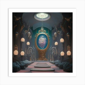 Room With A Mirror Art Print