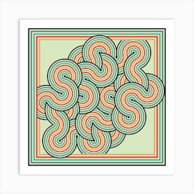 Psychedelic Swirls Art Print