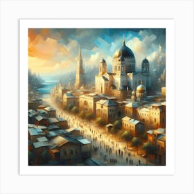 Fantasy City Art Print