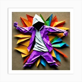 Origami Dancer 104 Art Print