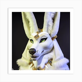 Elven Wolf Art Print