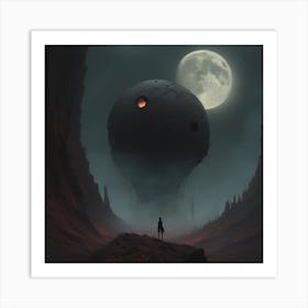 I Am The Night  Art Print