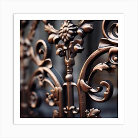 Wrought Iron Gate 4 Art Print