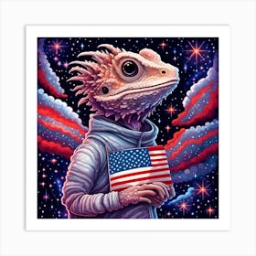 Space Dragon 1 Art Print