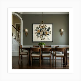 Dining Room Painting Art Print