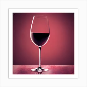 Wine Glass Art Print