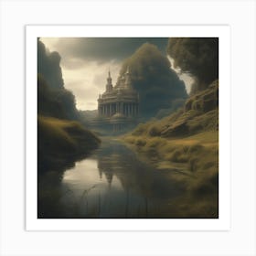 Castle In The Forest 10 Art Print