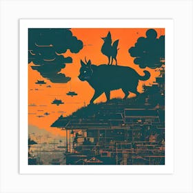 Kaiju Art Print