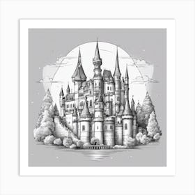 Castle In The Sky 2 Art Print