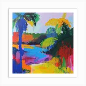 Abstract Travel Collection French Guiana 2 Art Print