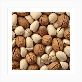 Close Up Of Nuts 7 Art Print