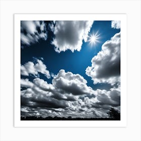 Cloudy Sky 22 Art Print