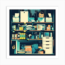 Office Space 4 Art Print