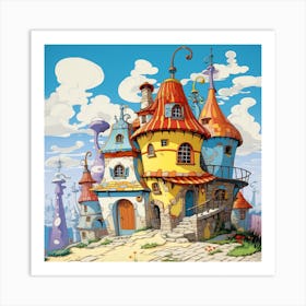 Alice'S Castle Art Print