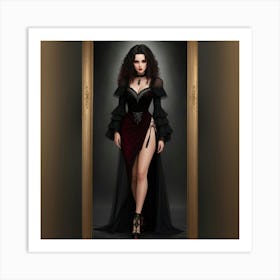 Gothic Goth Art Print