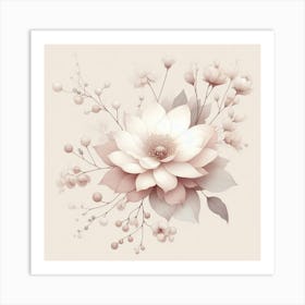 Lotus Flower 1 Art Print