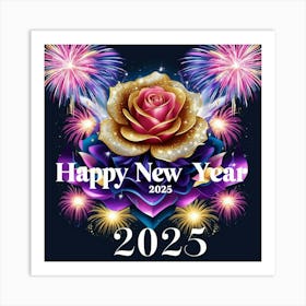 Happy New Year 5 Art Print