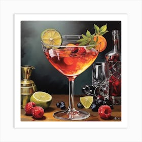 Cocktail Art Print