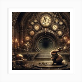 Down The Cyberabbit Hole 7 Art Print