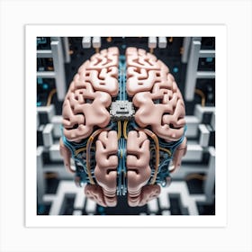 Artificial Brain 4 Art Print