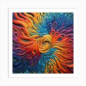 Colorful Abstract Painting 2 Art Print