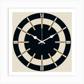 Wall Clock Art Print