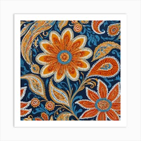 Paisley 9 Art Print