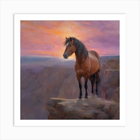 Grand Canyon Horse 1 Art Print