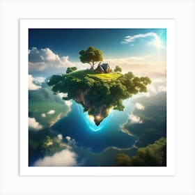 Island In The Sky Art Print